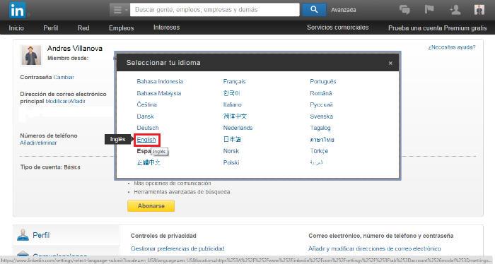 Imagen Post en Linkedin Inglés